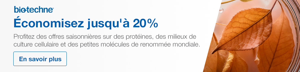 Complétez votre stock avec les réactifs de culture cellulaire Bio-Techne