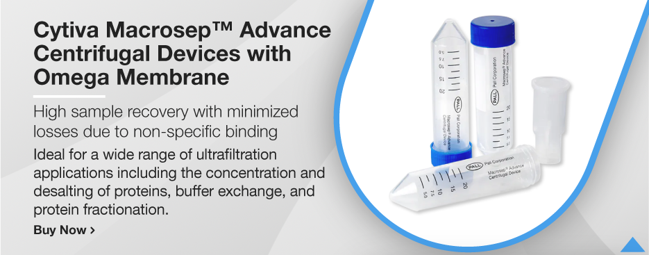 Cytiva Macrosep™ Advance Centrifugal Devices with Omega Membrane