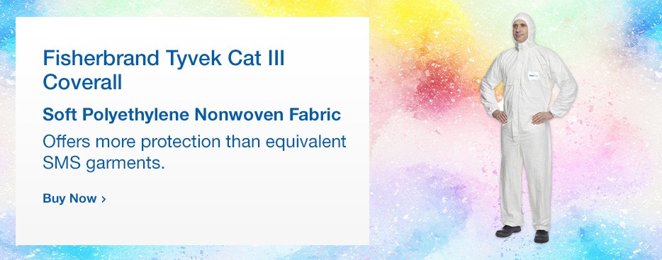 Fisherbrand™ Tyvek™ Cat III Coverall