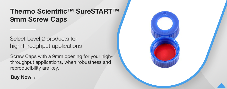 Thermo Scientific™ SureSTART™ 9 mm Screw Caps