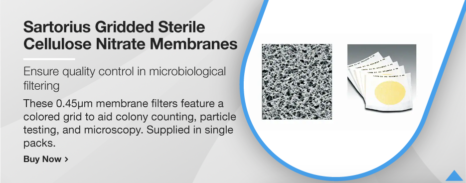 Sartorius Gridded Sterile Cellulose Nitrate Membranes