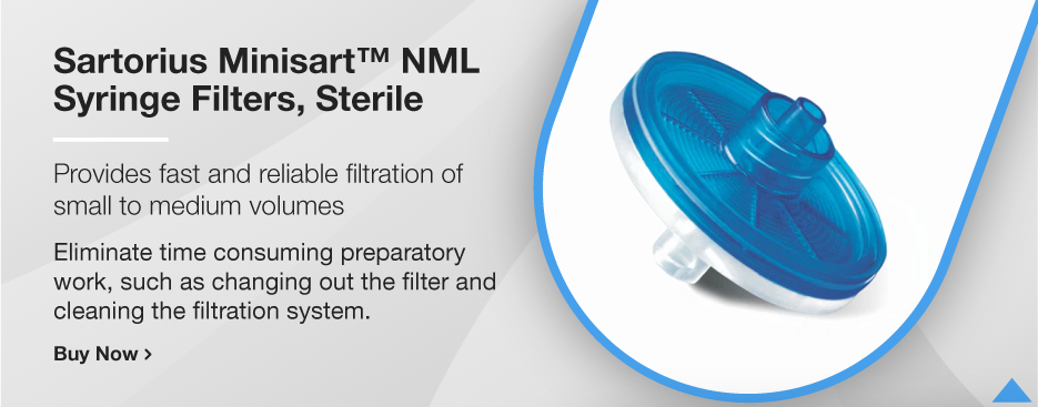 Sartorius Minisart™ NML Syringe Filters, Sterile