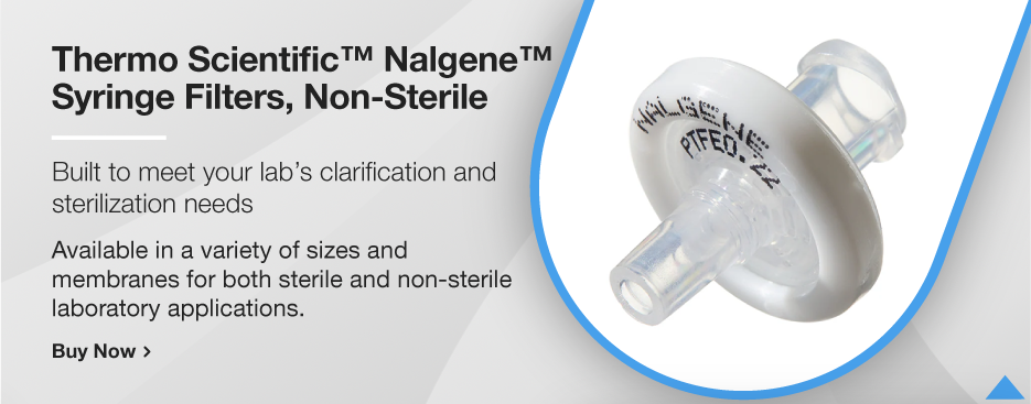 Thermo Scientific™ Nalgene™ Syringe Filters, Non-sterile 